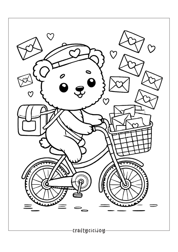 Valentine S Coloring Pages Free Printable Pdf Crafty Cici Joy