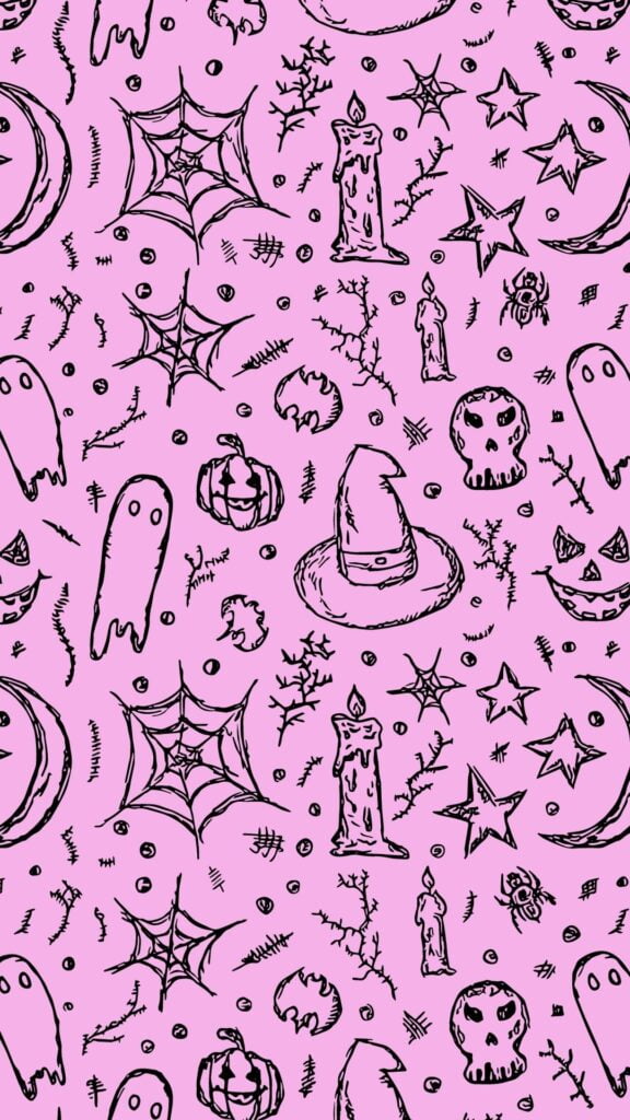Ghoulishly Glam: 100 Pink Halloween Wallpapers for the Stylishly Spooky 99 93 1