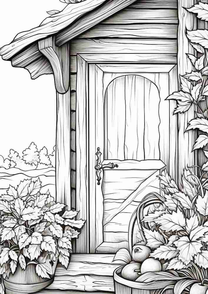 50 Free Fall Interiors Adult Coloring Pages (Printable PDF Digital Download) 26 Fall Coloring Pages For Adults 26