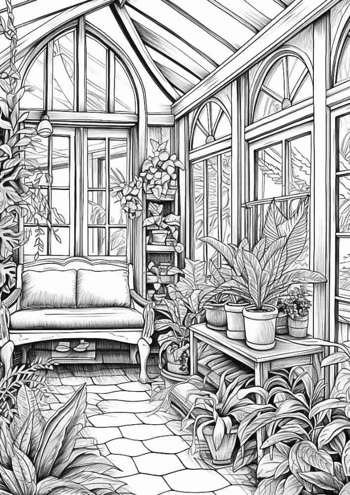 50 Free Fall Interiors Adult Coloring Pages (Printable PDF Digital Download) 16 Fall Coloring Pages For Adults 36
