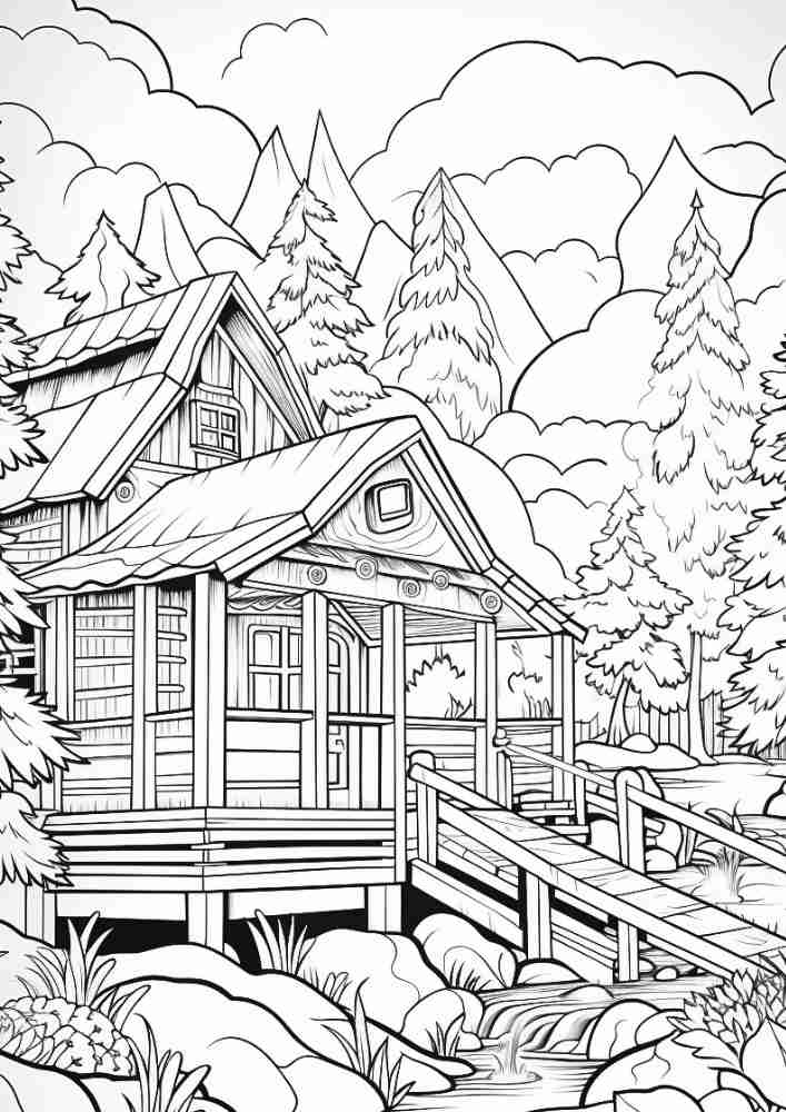 50 Free Fall Interiors Adult Coloring Pages (Printable PDF Digital Download) 12 Fall Coloring Pages For Adults 40