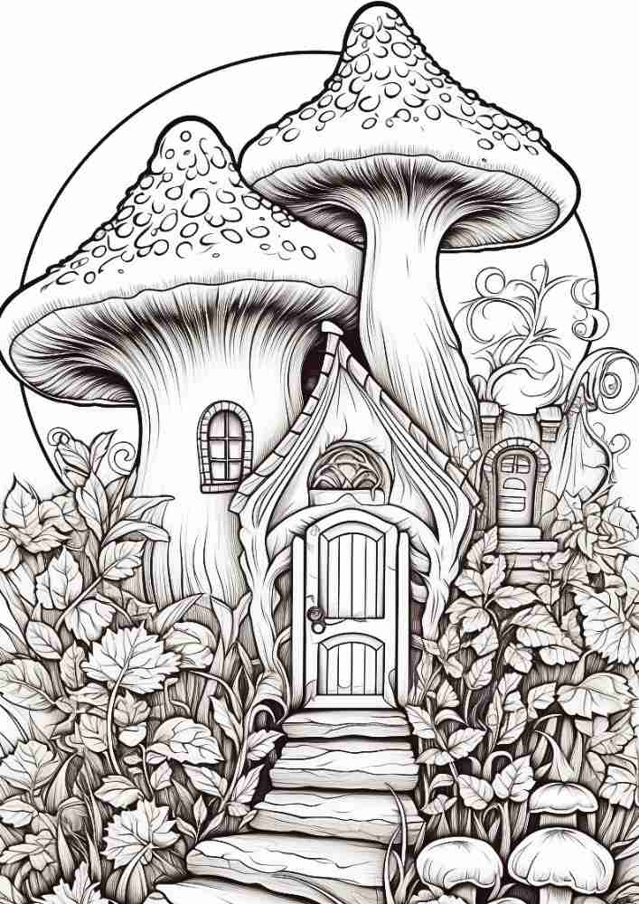 50 Free Fall Interiors Adult Coloring Pages (Printable PDF Digital Download) 11 Fall Coloring Pages For Adults 42