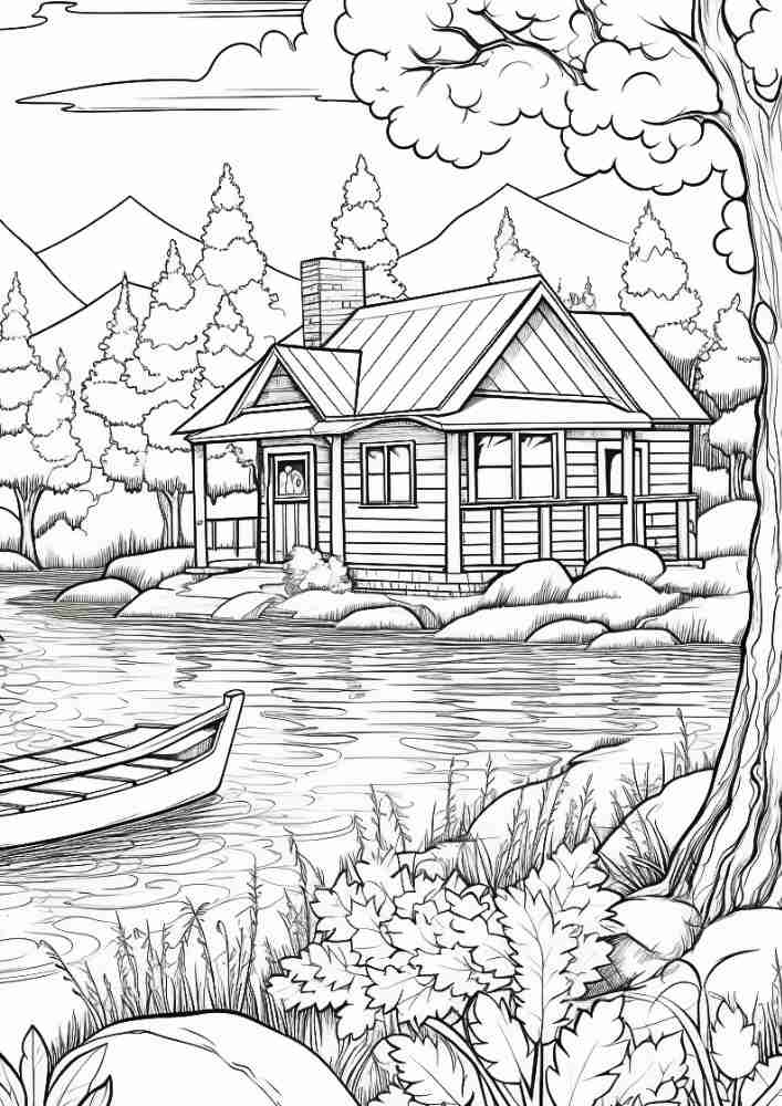 Cozy Up Your Home: 50 Free Fall Interiors Adult Coloring Pages - Crafty ...