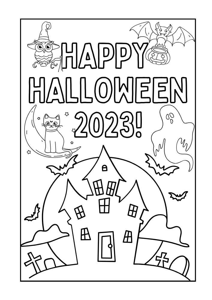 Free Halloween Coloring Pages For Adults (20 PDF Printables) 21 Halloween Adult Coloring Pages