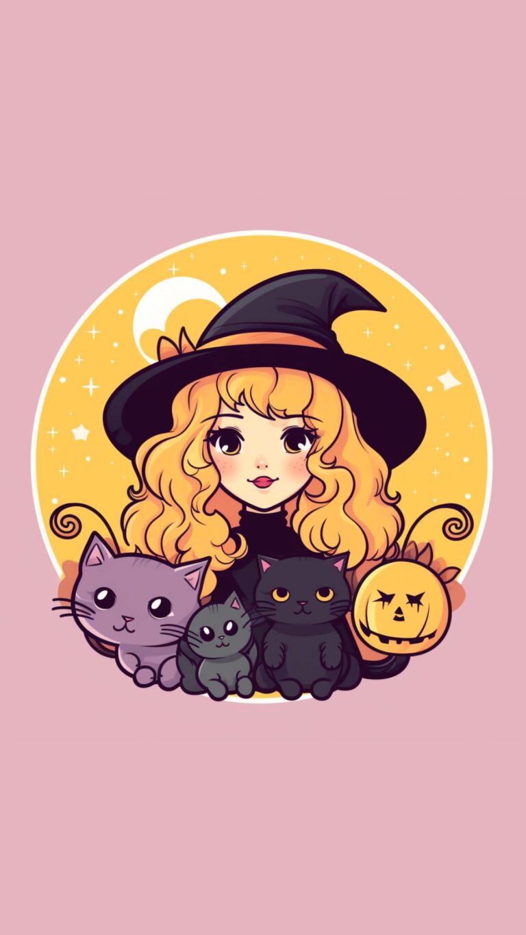 witch-phone-wallpaper-cats