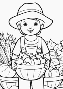 Fall Coloring Pages For Kids: 50 Free PDF Printables - Crafty Cici Joy