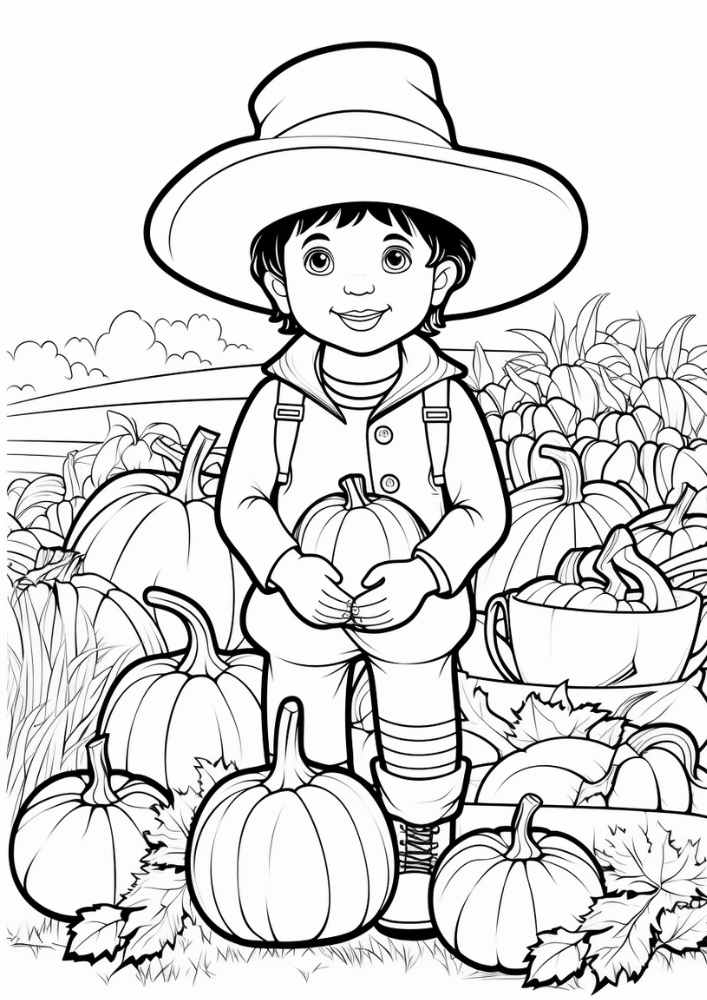 50 Fall Coloring Pages For Kids (100% FREE PDF) - Crafty Cici Joy