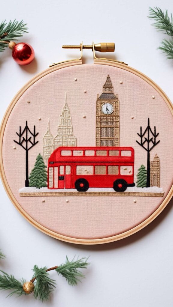 Christmas Embroidery Ideas 126