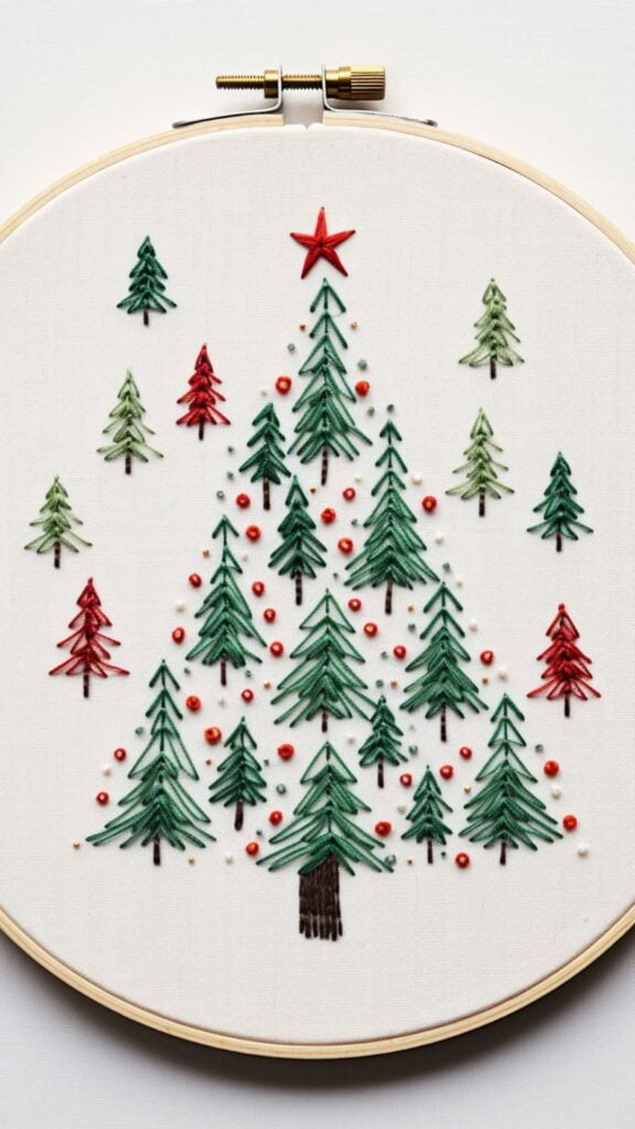 Christmas Embroidery Ideas 136