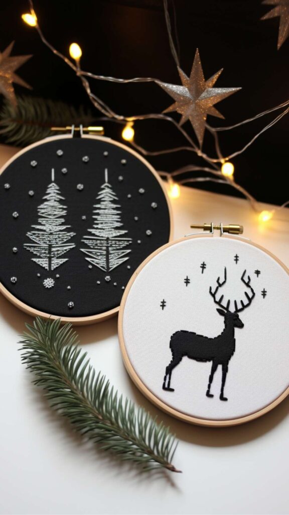 Christmas Embroidery Ideas 56