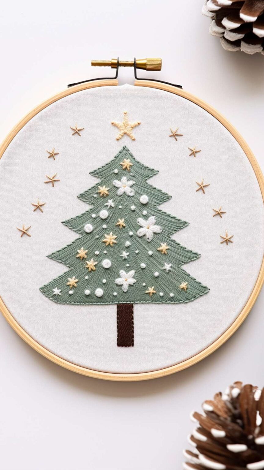 Festive Stitching: 100 Christmas Embroidery Ideas to Deck the Halls ...