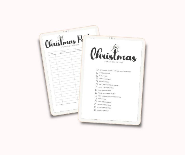 Free Christmas Party Digital Planner Check Lists: Tips and Ideas for a Memorable Celebration