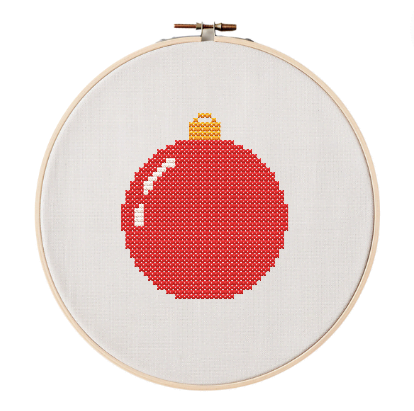 Free Christmas Cross Stitch Patterns For Beginners - Crafty Cici Joy