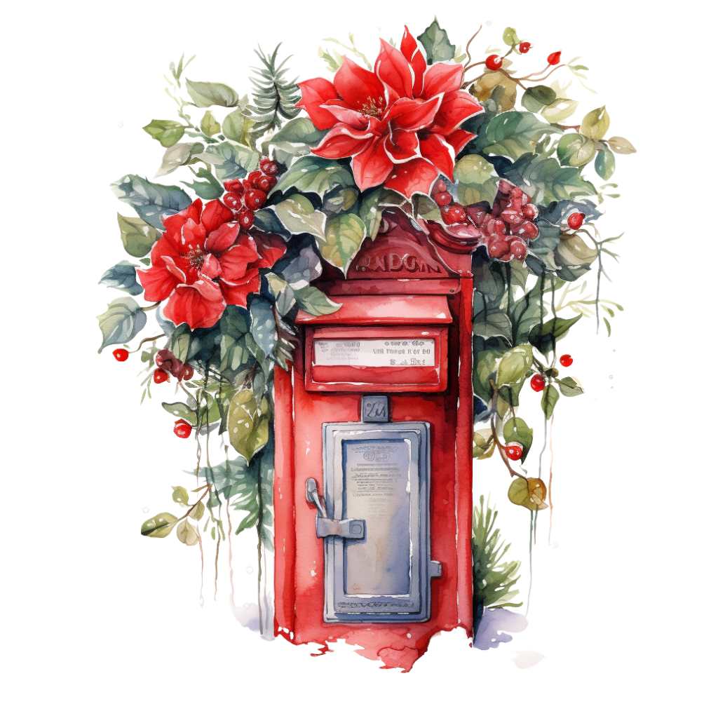 Free Watercolor Printable Christmas Cards