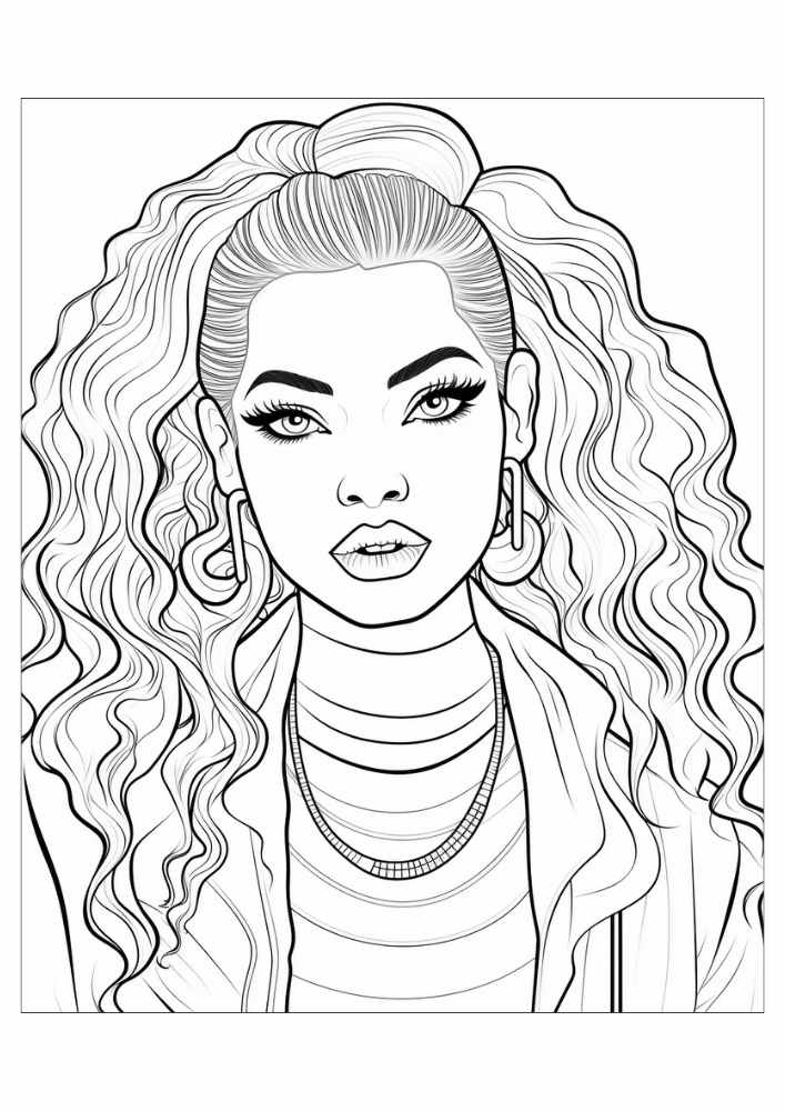 60 Free Black Women Coloring Pages For Adults (PDF Digital Download ...