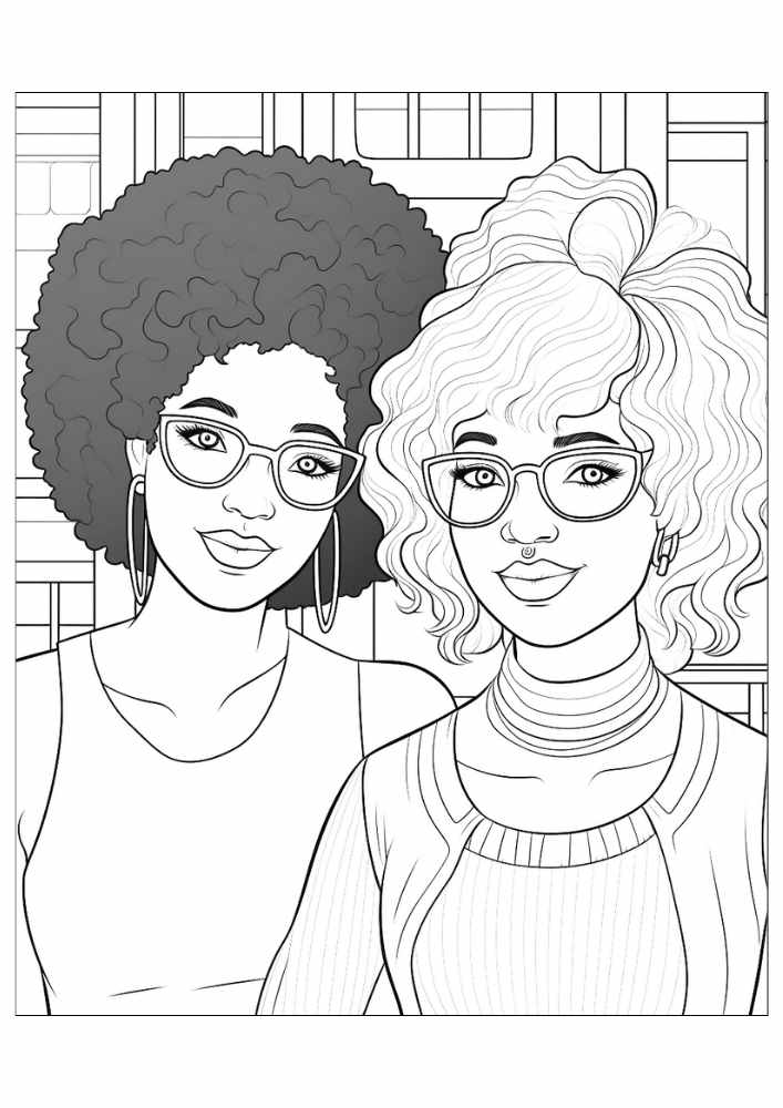 coloring page tumblr bff