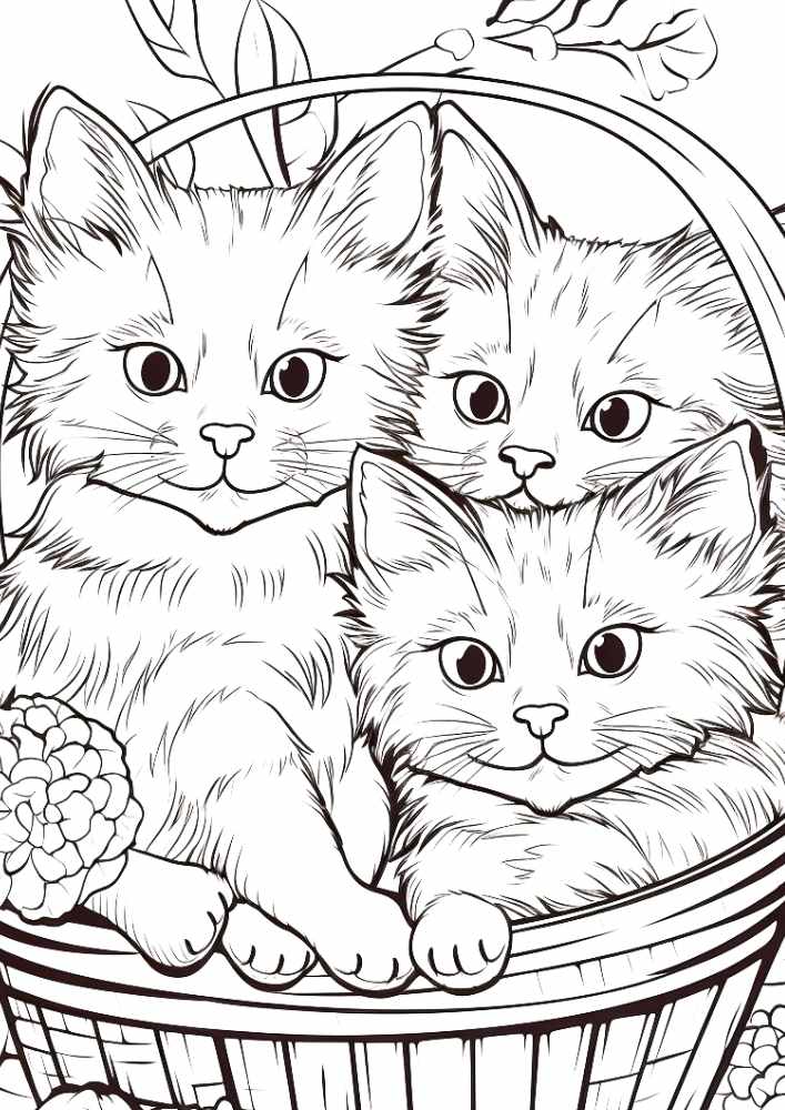 100 Free Cat Coloring Pages For Adults
