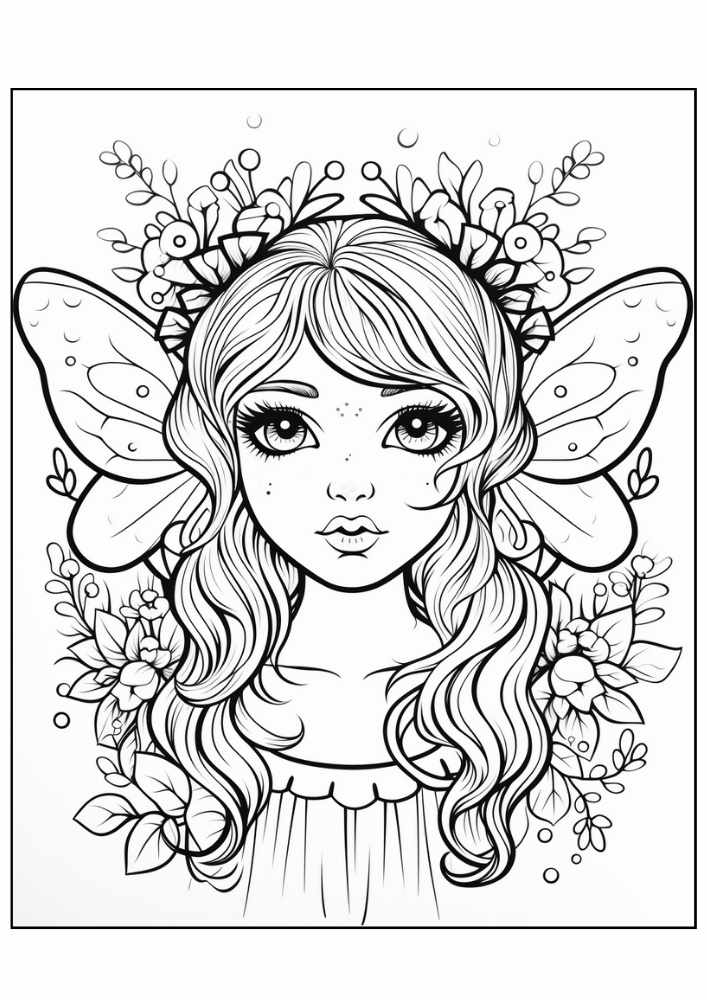 Fairy Coloring Page 103