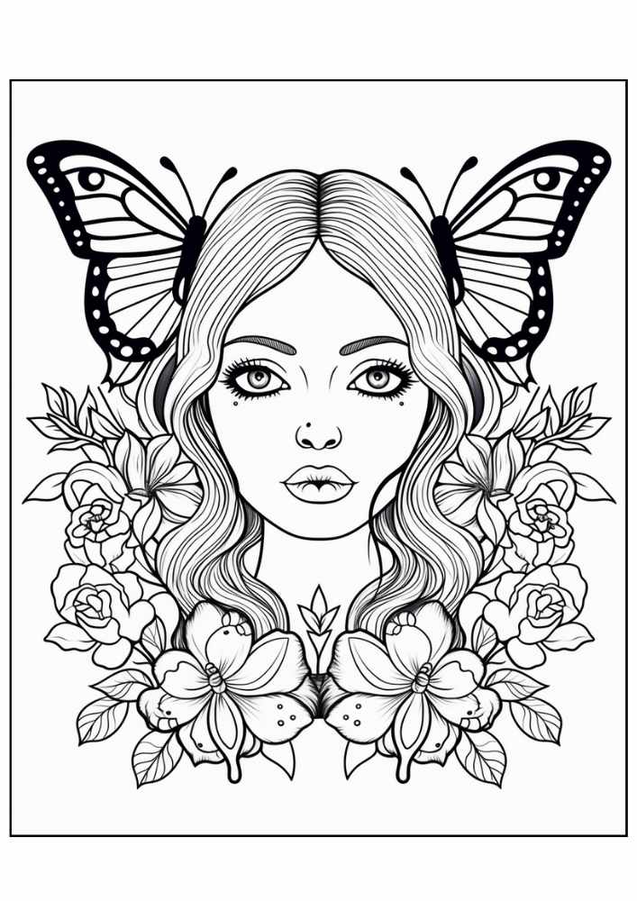 Fairy Coloring Page 104