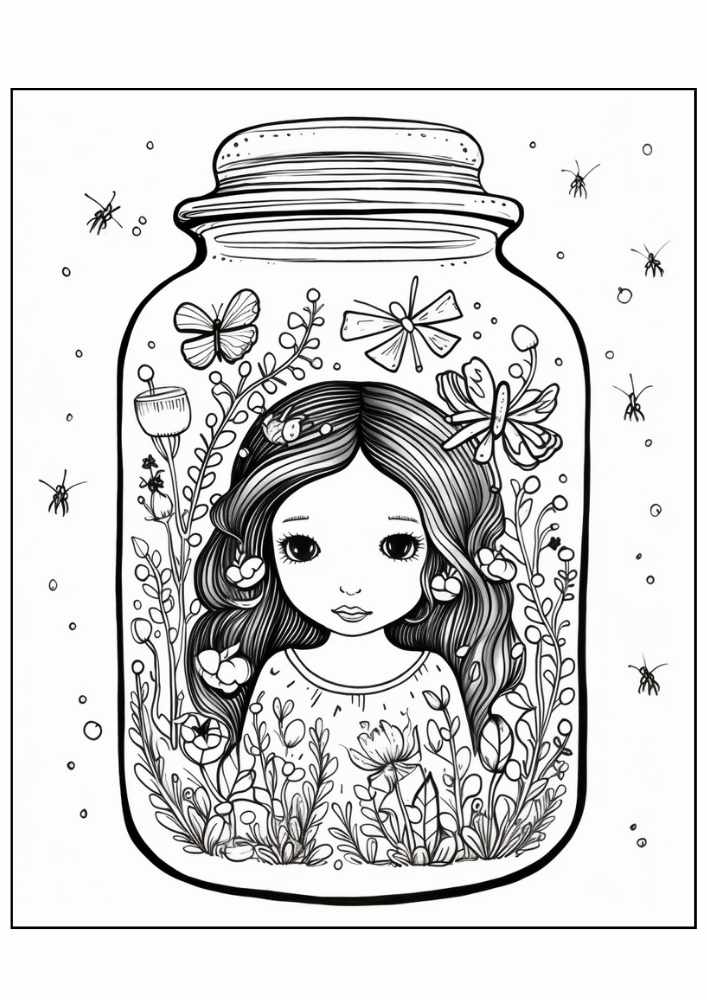 Fairy Coloring Page 14