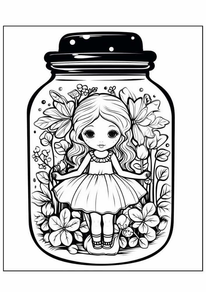 Fairy Coloring Page 15