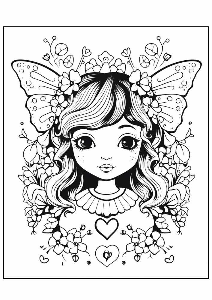 Fairy Coloring Page 17