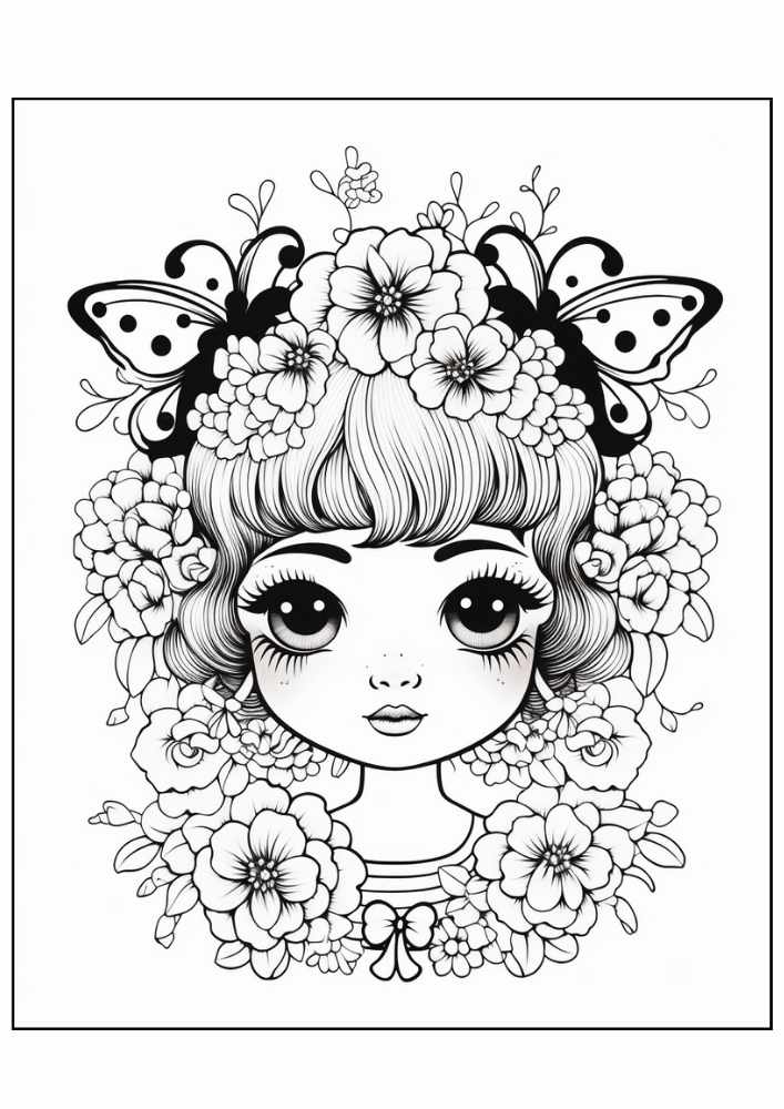 Fairy Coloring Page 20