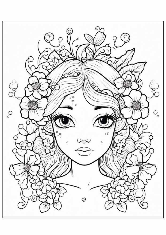 Fairy Coloring Page 21