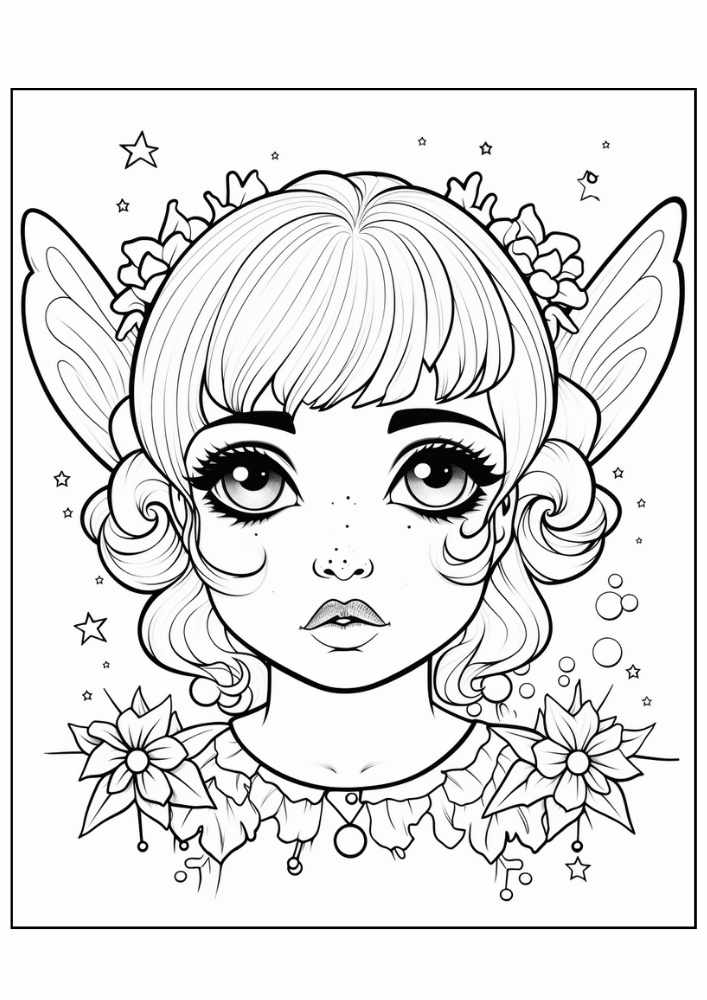 Fairy Coloring Page 26