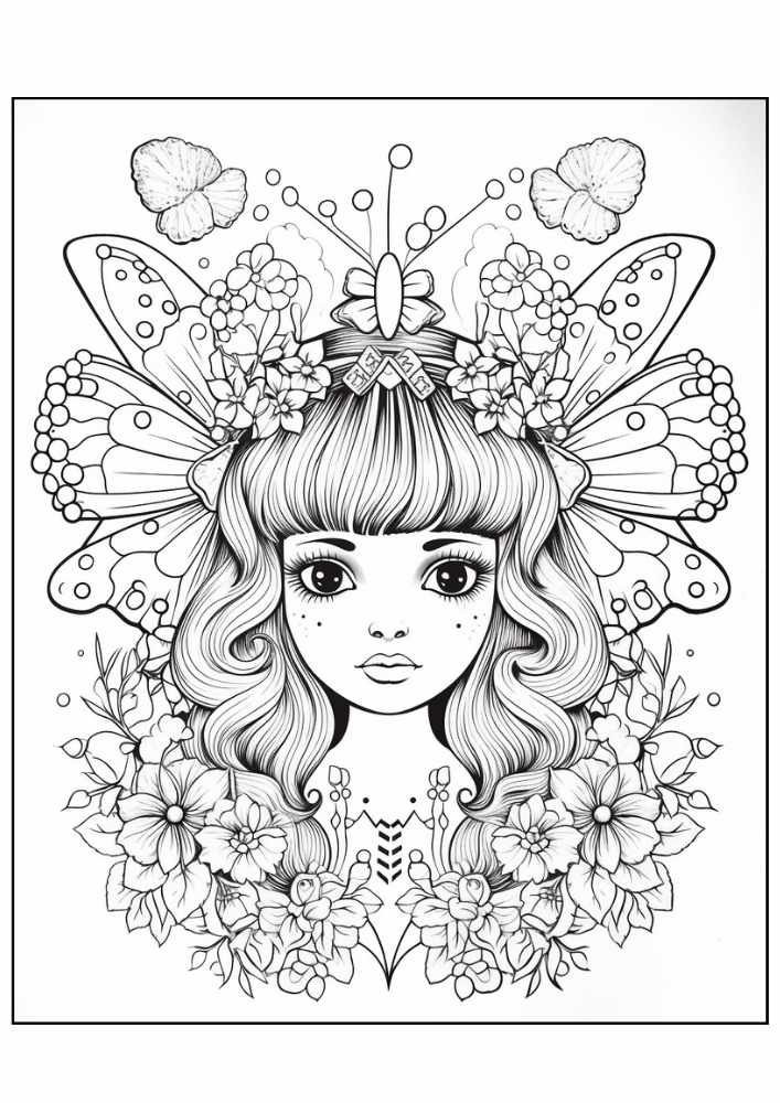 Fairy Coloring Page 28