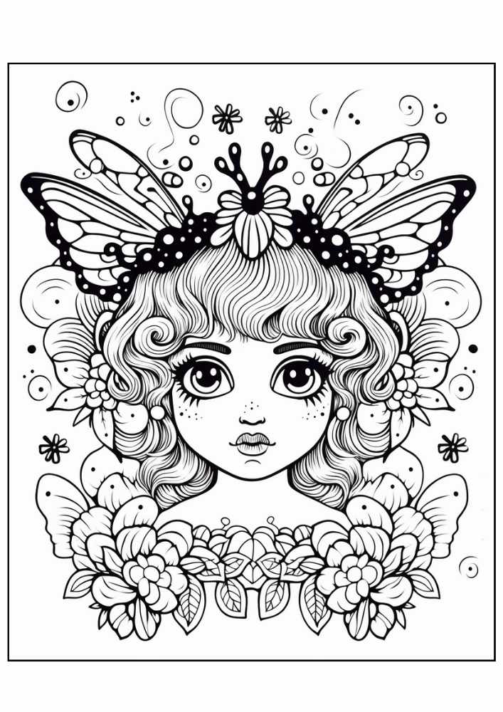 Fairy Coloring Page 29