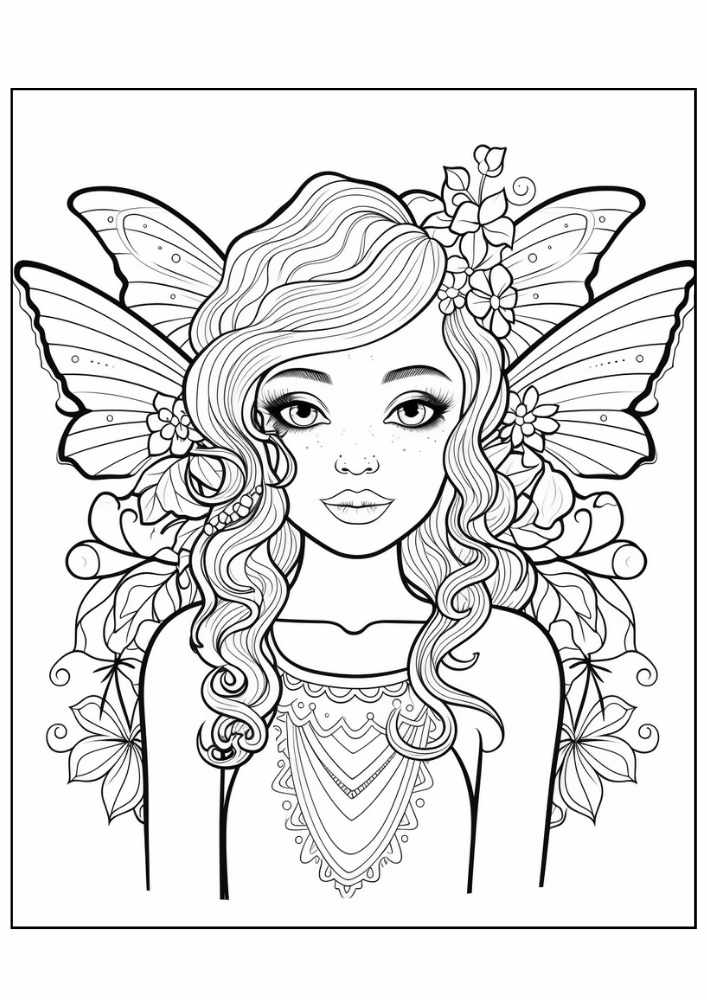 Fairy Coloring Page 32