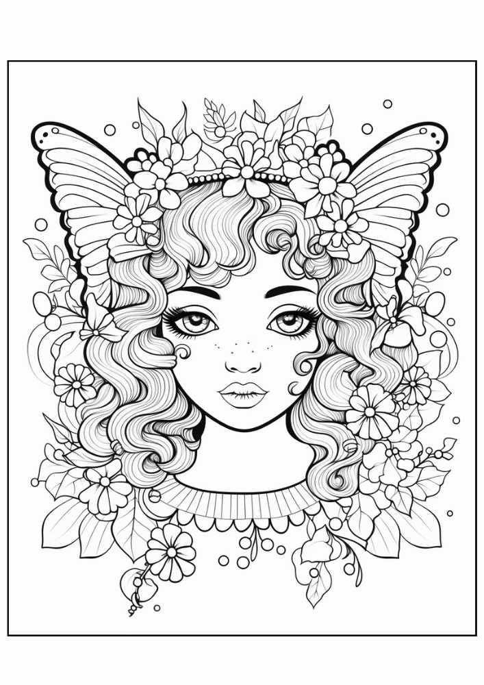 Fairy Coloring Page 35