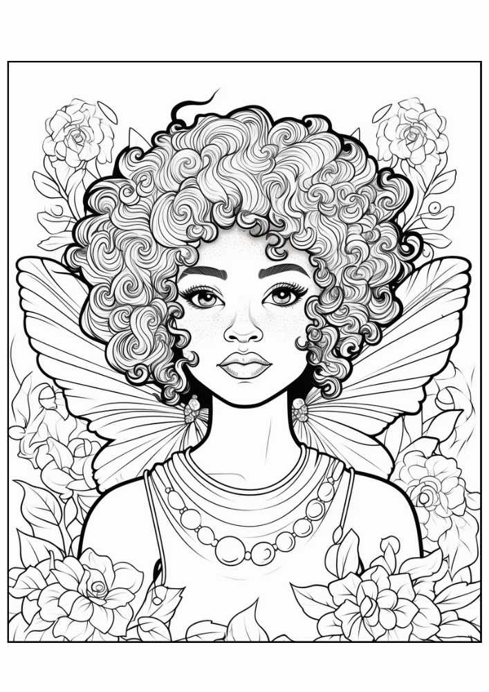 Fairy Coloring Page 37