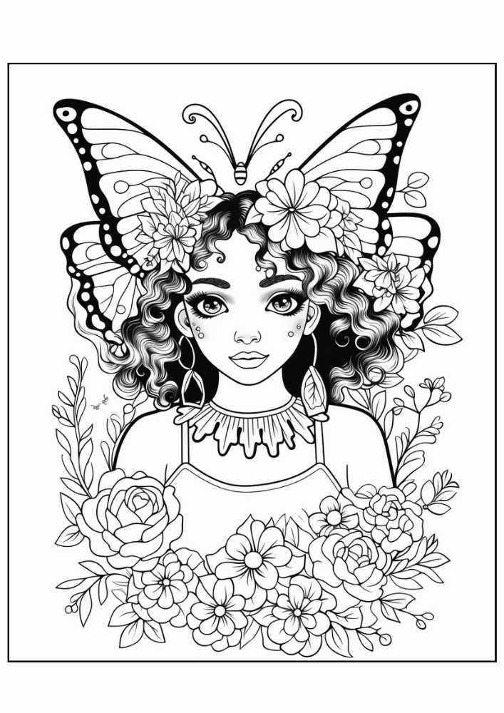 Fairy Coloring Page 38