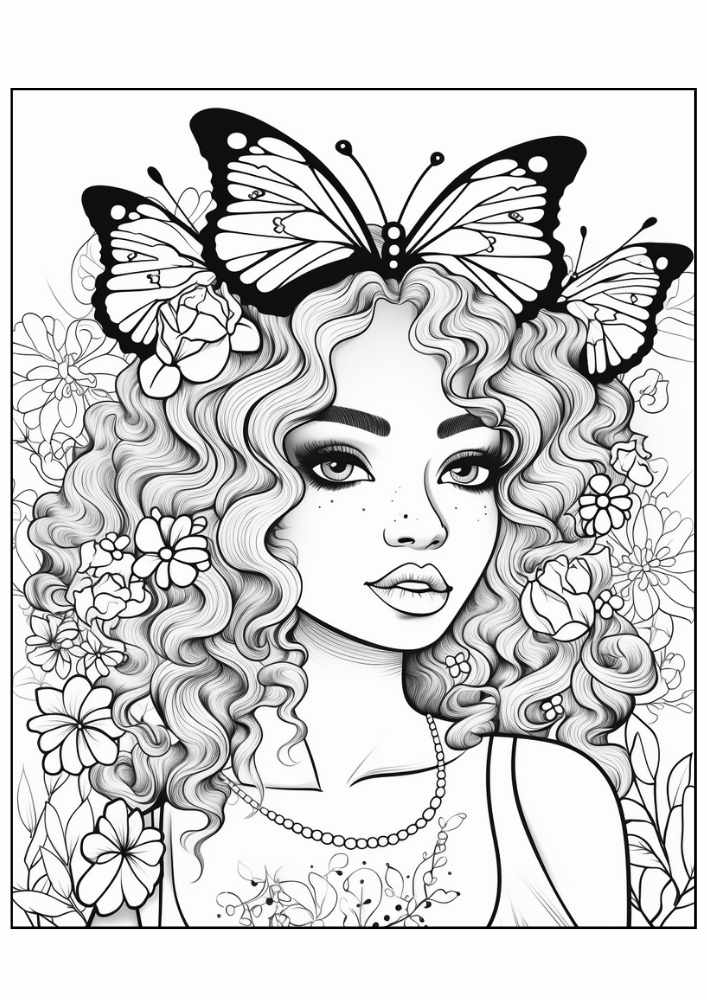Fairy Coloring Page 39