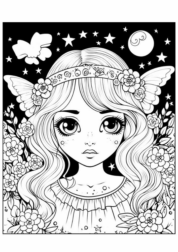Fairy Coloring Page 41