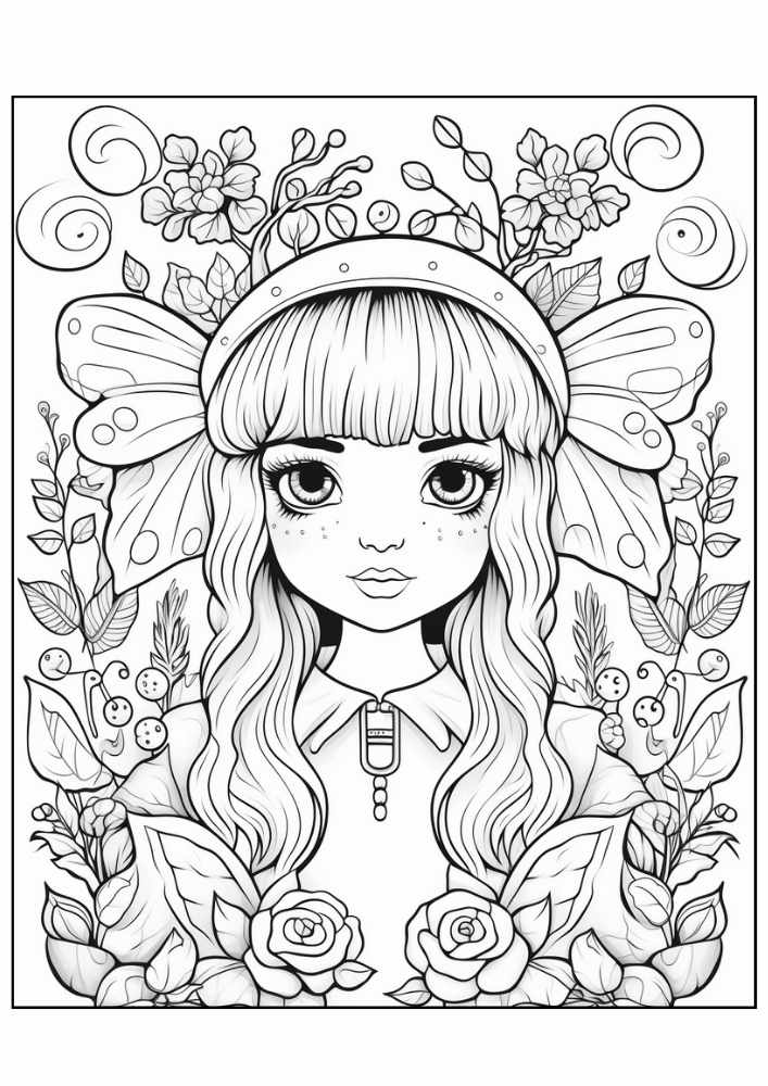 Fairy Coloring Page 44