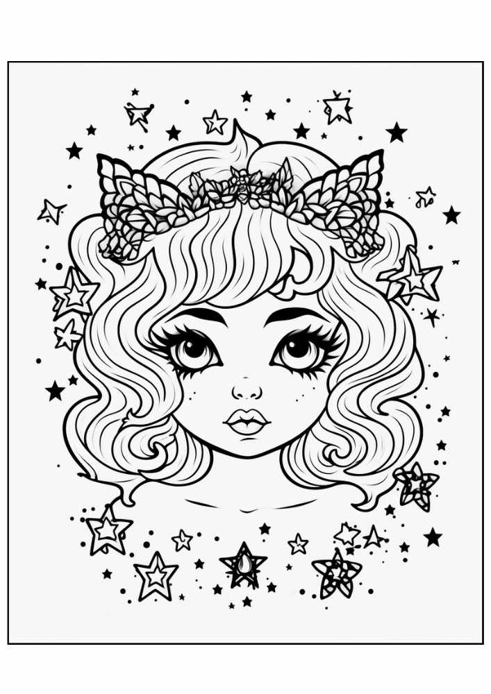 Fairy Coloring Page 48