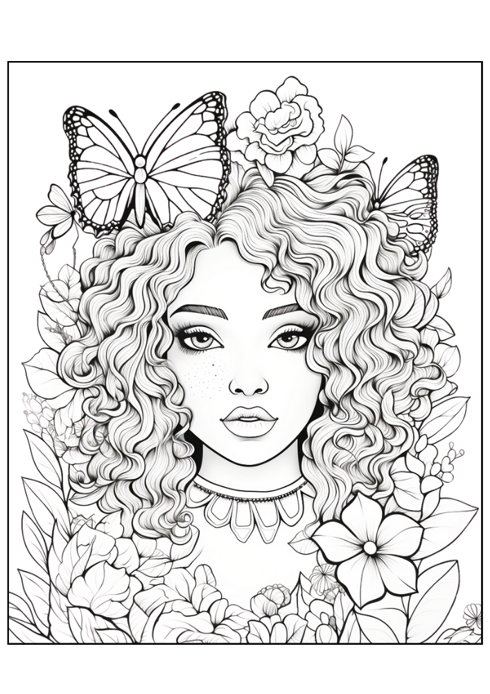 Fairy Coloring Page 5