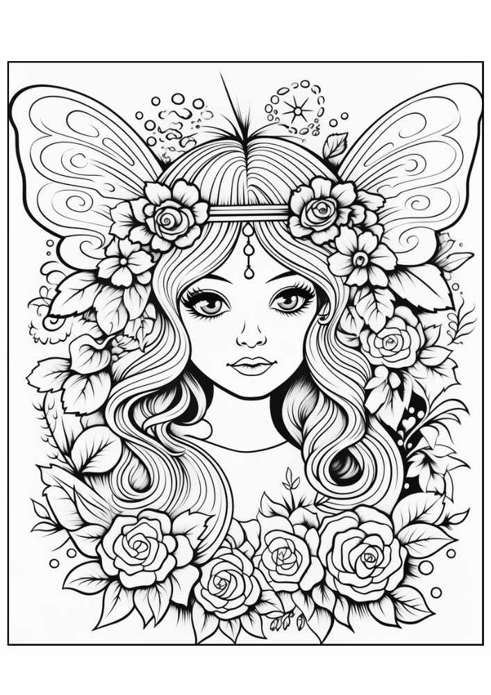 Fairy Coloring Page 52