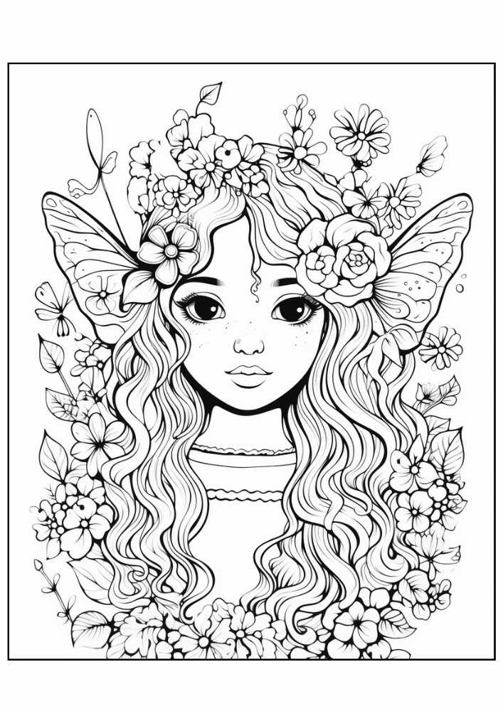 Fairy Coloring Page 58