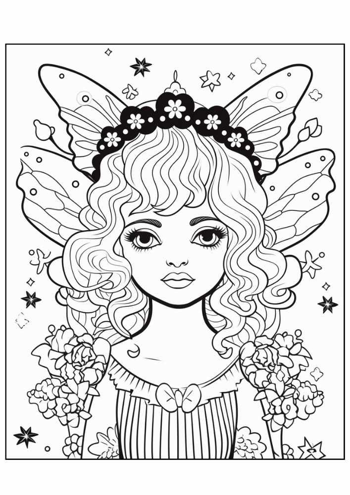 Fairy Coloring Page 59