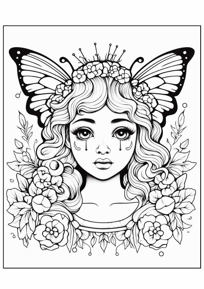 Fairy Coloring Page 60