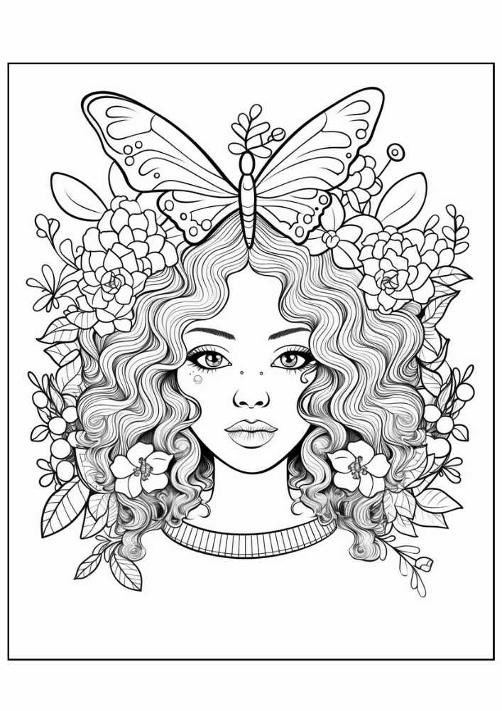 Fairy Coloring Page 61