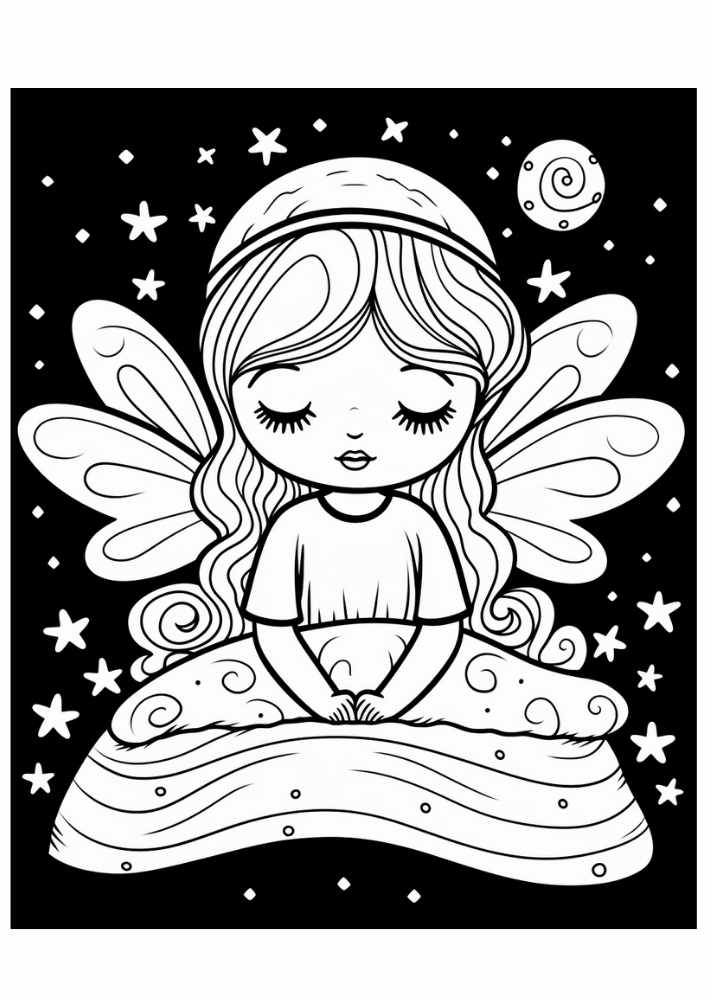 Fairy Coloring Page 73