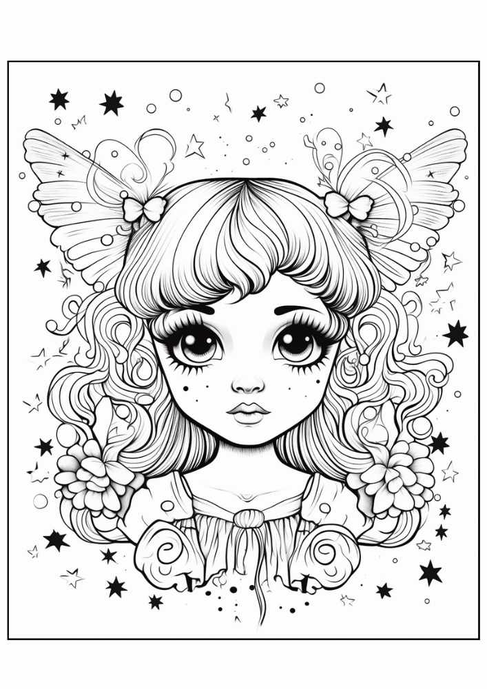 Fairy Coloring Page 74