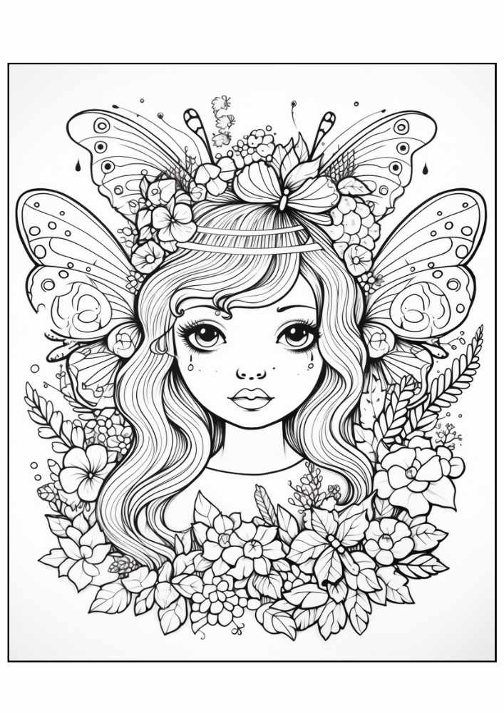 Fairy Coloring Page 75