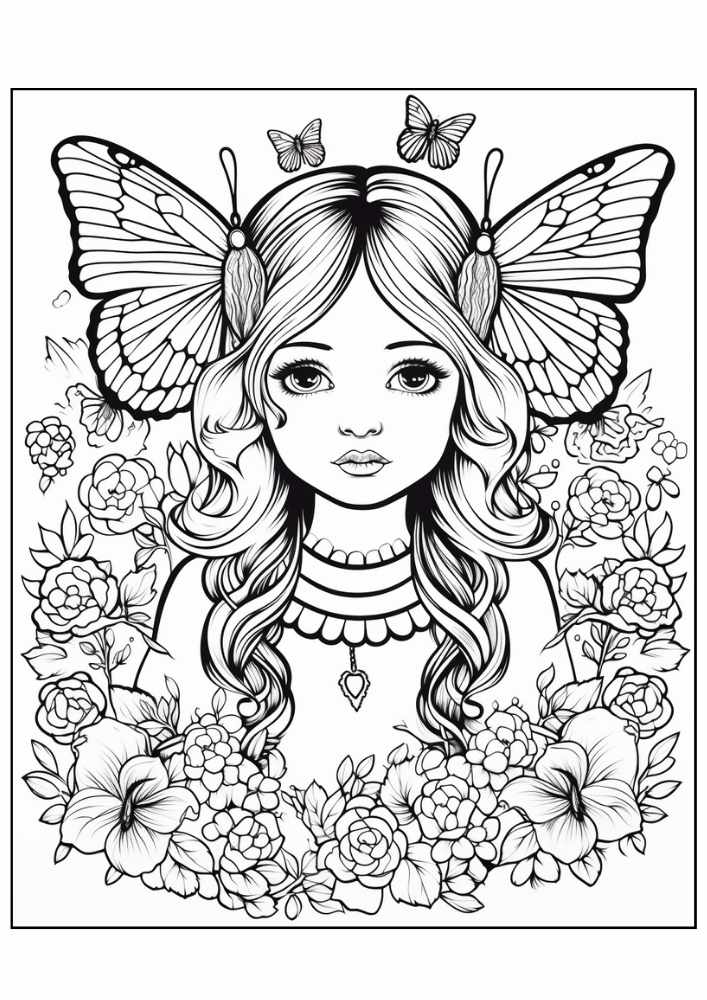 Fairy Coloring Page 76