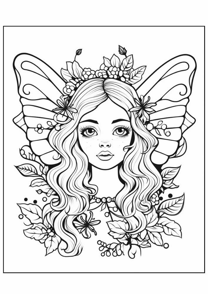 Fairy Coloring Page 80